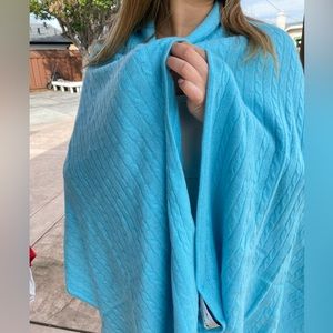 2 for 1 100% Cashmere scarf/ shawl with butting Never Worn w/ Tags